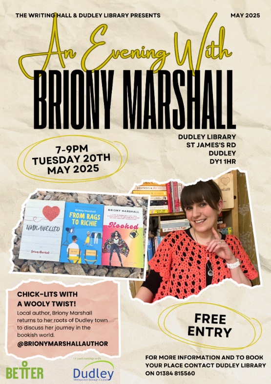 Dudley Library - An Evening with Briony Marshall